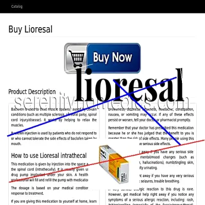 Lioresal en pharmacie